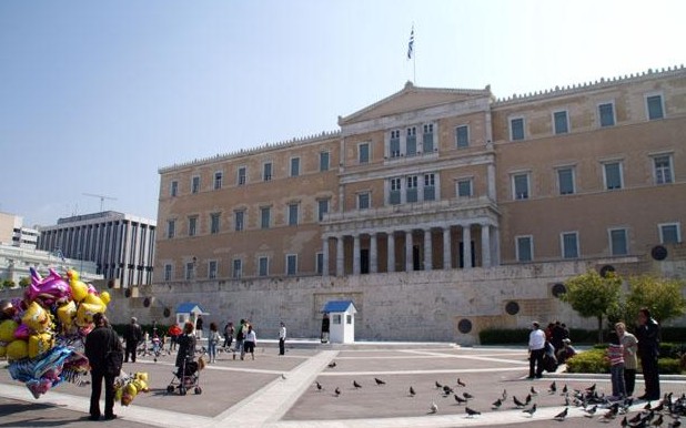 Das griechische Parlamentsgeb�ude